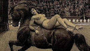 Vintage drawings from classic anime era