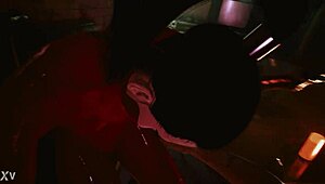 female tyger claw gets wild in hammer club sex scene from cyberpunk 2077 ultra