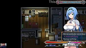 lets play nightmare knight with sexy paladin masturbating