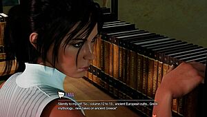 I-I can't believe I'm playing Croft Adventures lust path part two with all these big tits and asses!