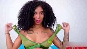 fucking the ass and going deep into the hot latinas ass