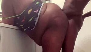 Quickie in the Bathroom Turns Wild Fast