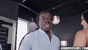 Her Favorite Thing Is Taking a Big Black Cock in Tight Asian Ass