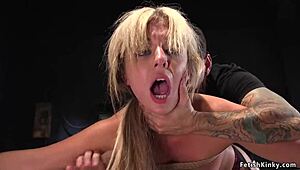 Big cock master anal bangs bound blonde