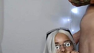 loirinha white moon thirsty for big cock in cosplay