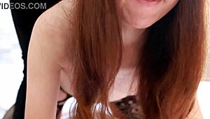 This japanese milf loves sex, shaved pussy creampied in homemade video.