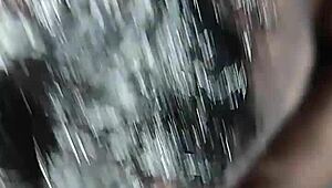 Skinny black twink gives head to his friend’s boyfriend again.