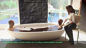 Why Does This Sauna Blonde with Big Nipples Crave Cock in Lust Part 22?