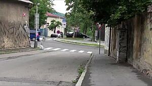 Public street banging with cute Alexis Crystal in wild action