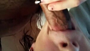 White Slut Loves Sucking That Dick!