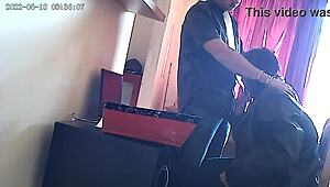 I Watch CCTV As Secretary Sucks Boss's Cock At Work
