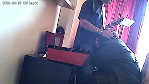 I Watch CCTV As Secretary Sucks Boss's Cock At Work