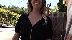 Recent legal age teen pounded in tight pussy POV