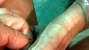 Amateur with HUGE COCK MASTURBATES solo at home