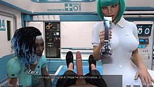 stranded in space 26 - she wants to touch my cock