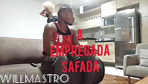 Hired Maid Gets Pussy Eaten In Sao Paulo Apartment