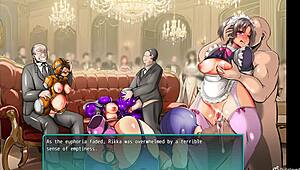 Academy police unit in 3d anime gangbang action