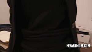 backdoor entrance into stepmoms office through her backdoor