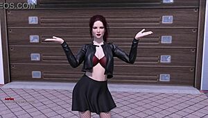 Football Star Scores in 3D Cartoon Action Scene