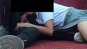 i saw that horny mexican student fucking in school part 1