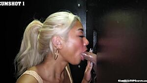 Gia Returning For Gloryhole Cumshot