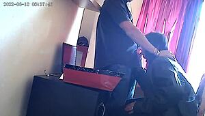 I Watch CCTV As Secretary Sucks Boss's Cock At Work