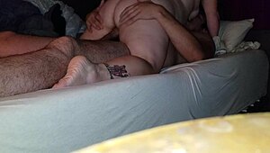 Sexy BBW MILF Fucks Her Husband's Monster Cock And Gets Spanked
