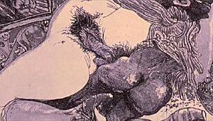 vintage erotic drawings spark curiosity with retro charm.