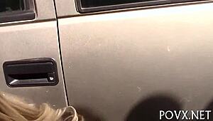 Recent legal age teen pounded in tight pussy POV