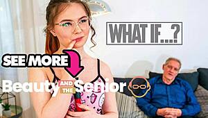 Vivien Doll Screws Old Guy Hard for BeautyAndTheSenior!