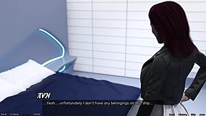 3D cartoon with a black MILF who is going down with the spaceship