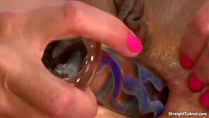 Sensational Anal Play with Sexy Hotbabe Michelle Lay in Action