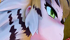 Wild Bengaru Tora Anime Action in Kemono Friends!