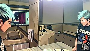 damn, emo babe handles big dick to cover her rent