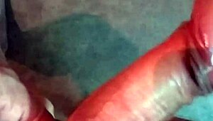 Amateur with HUGE COCK MASTURBATES solo at home