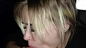 Sexy Girl Sucks At Truck Back