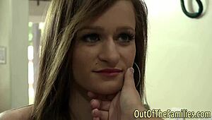 I caught my stepmom touching her wet pussy