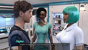 stranded in space 26 - she wants to touch my cock