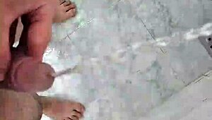 Cute Twink Pissing Deliciously In Homemade Shower