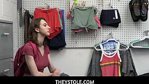 theystole teen gets in trouble with guard tristan summers