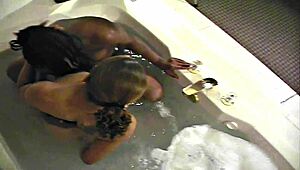 Hot and sexy diva and candy girl lesbian scene with a happy ending
