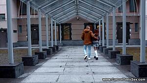 Casual Teen Sex - Guy Meets Teeny Lottie Magne and Fucks Her Hard