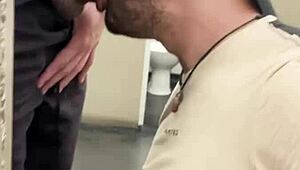 I Suck the Bricklayer's Cock Outdoors Until He Cums