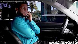 Asian babysitter gets too comfortable at client's place