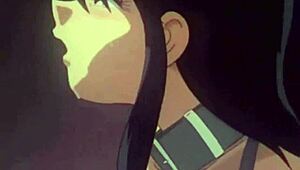 hentai lesbians scissor in intense scene