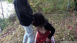 in the cruising area, random strangers fucked and creampied this guy in a wild group gangbang