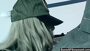 Hot Soldier Ciara Bugatti Nails a Suspect in Her Tight Uniform