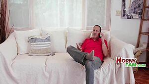 Butt Mightier Than Sword for Step Daddy with Sarah Lace