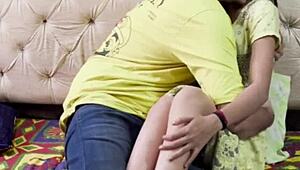 shy indian girlfriend drilled hard in hotel room