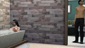 Stepbrother says, 'I spied on my pregnant stepsister in the shower'